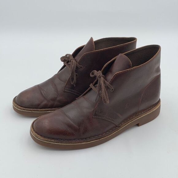 Clarks Originals Desert Boots Beeswax Brown Leather Chukka Men’s main image 5